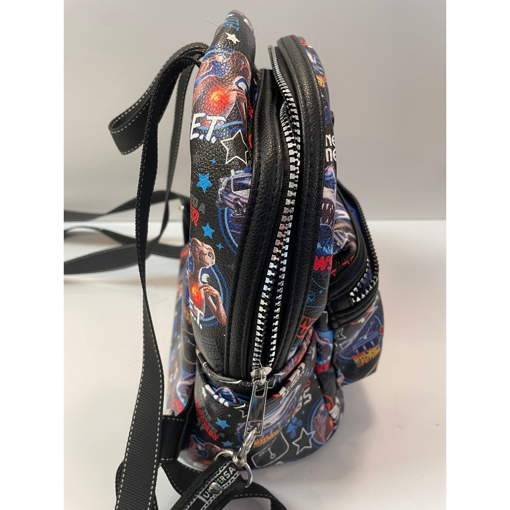 NWOT Universal Studios Mini Backpack E.T. Jaws‎ Back to the Future - Picture 4 of 6